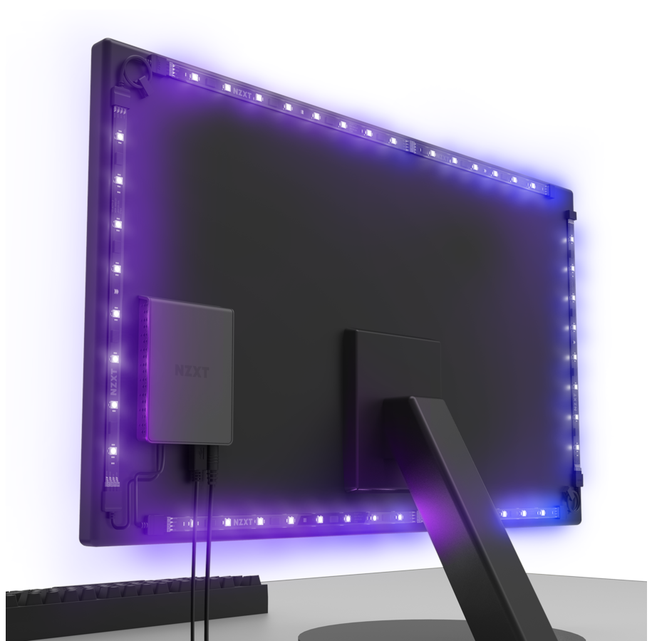 Kabinet Tilbehør - NZXT HUE 2 Ambient RGB Light Kit 21"-26" monitors - AC-HUEHU-A1