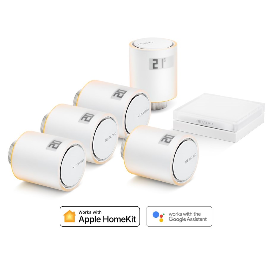 Smart Home - Netatmo Starter 5-Pack Smart Radiator Thermostats - NVP-ENBUNDLE
