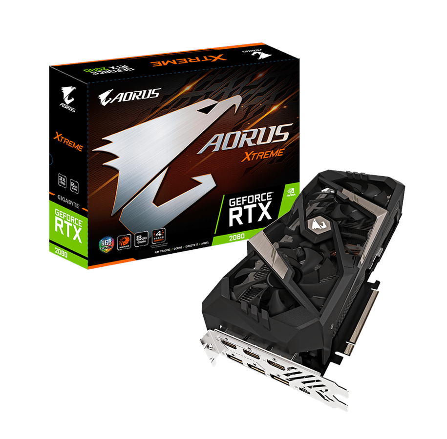 Grafikkort - GIGABYTE GeForce RTX 2080 AORUS Xtreme - 8GB GDDR6 RAM - Grafikkort - GV-N2080AORUS X-8GC