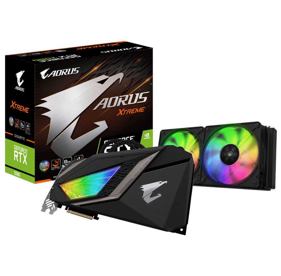 Grafikkort - GIGABYTE GeForce RTX 2080 AORUS WaterForce Xtreme - 8GB GDDR6 RAM - Grafikkort - GV-N2080AORUSX W-8GC