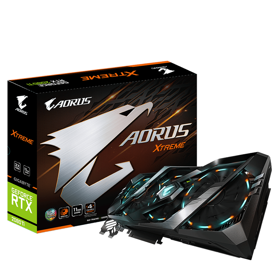 Grafikkort - GIGABYTE GeForce RTX 2080 Ti AORUS Xtreme - 11GB GDDR6 RAM - Grafikkort - GV-N208TAORUS X-11GC