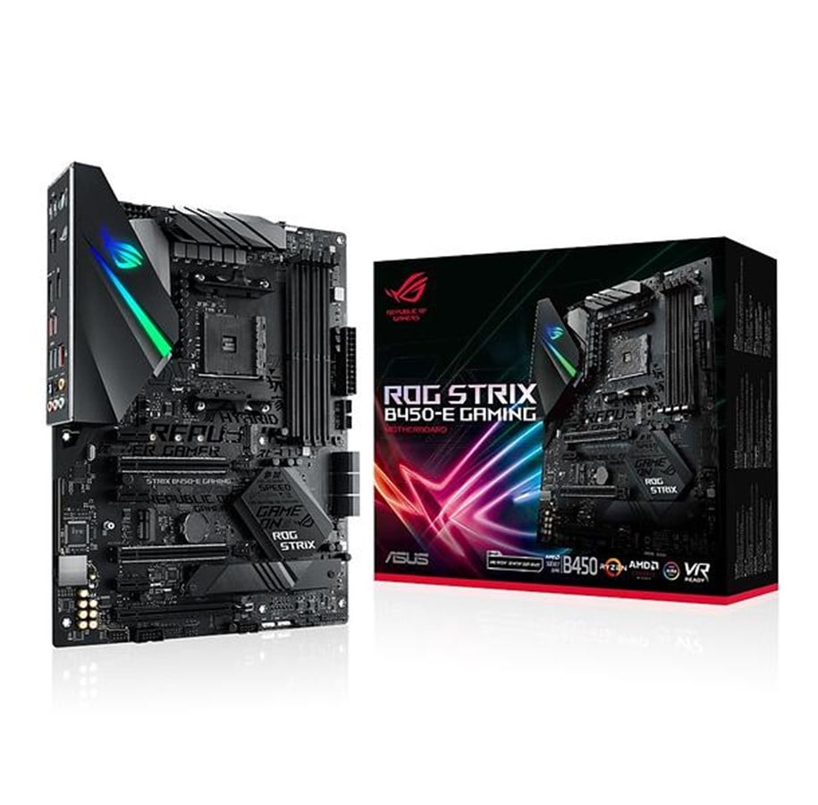 Bundkort - ASUS ROG STRIX B450-E GAMING Bundkort - AMD B450 - AMD AM4 socket - DDR4 RAM - ATX - 90MB1070-M0EAY0