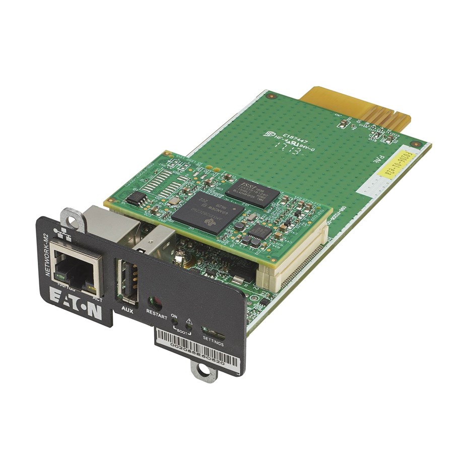 Netværksadapter (netkort, printserver mv.) - Eaton NETWORK-M2 - Remote Gigabit Network Card - NETWORK-M2