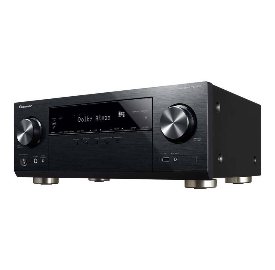 HiFi - AV Receiver/Amplifier - Pioneer VSX-933 - AV-netværksmodtager - 7.2 kanal - Sort - VSX-933-B