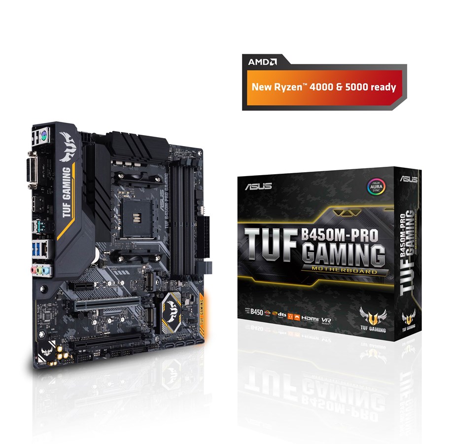 Bundkort - ASUS TUF B450-PRO GAMING Bundkort - AMD B450 - AMD AM4 socket - DDR4 RAM - ATX - 90MB10C0-M0EAY0