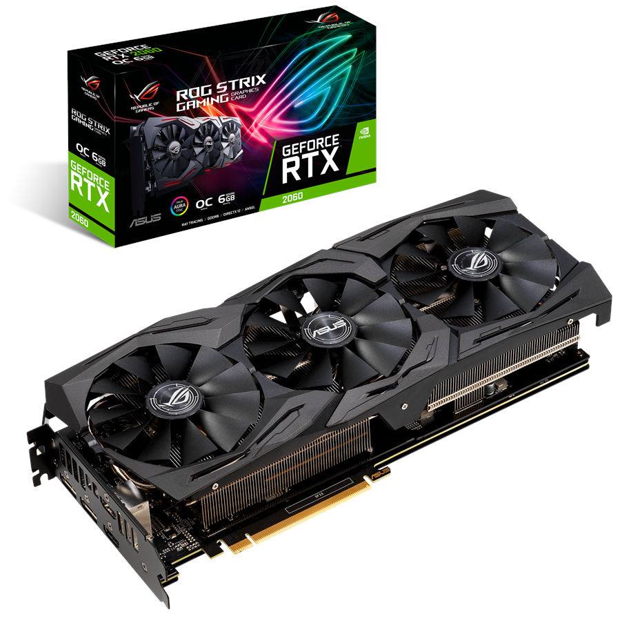 Grafikkort - ASUS GeForce RTX 2060 OC - 6GB GDDR6 RAM - Grafikkort - 90YV0CI0-M0NA00