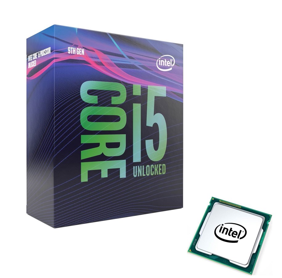 CPU - Intel Core i5-9600KF Coffee Lake S CPU - 6 kerner - 3.7 GHz - Intel LGA1151 - Intel Boxed (med køler) - BX80684I59600KF