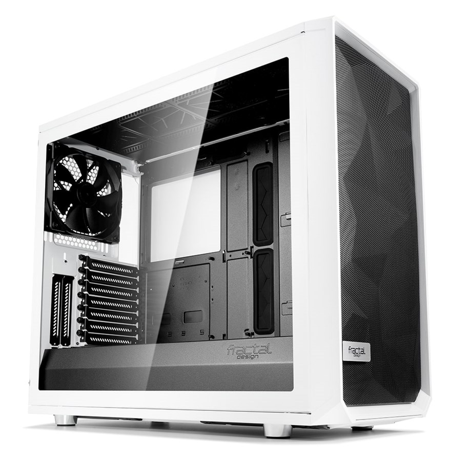 Kabinet - Fractal Design Meshify S2 White TG - Kabinet - Miditower - Hvid - FD-CA-MESH-S2-WT-TGC