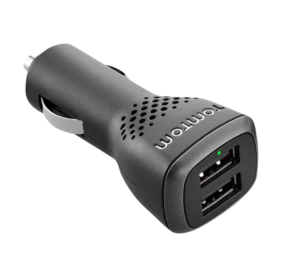 Mobil - Adaptere & Opladere - TomTom High-Speed Dual Charger - car power adapter - 9UUC.001.26