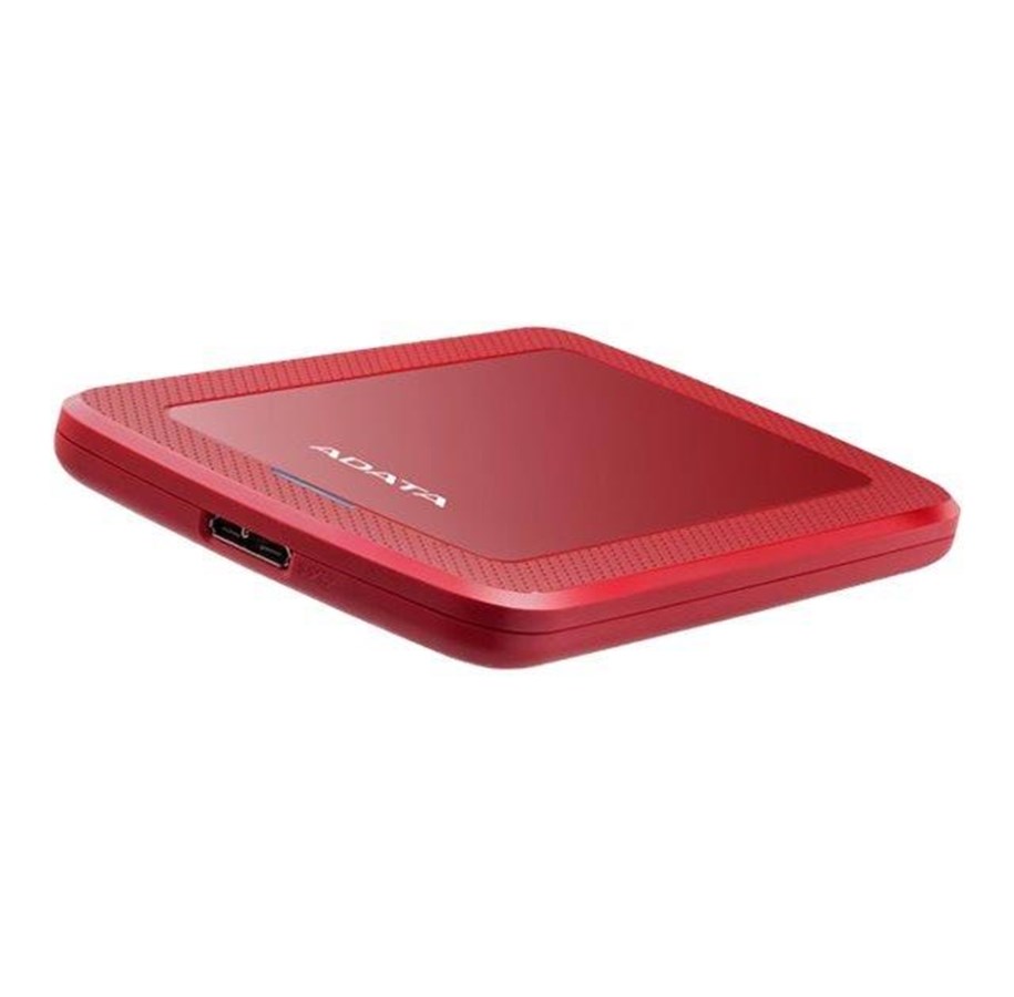 Harddisk - Ekstern - A-Data HV300 - 1TB - Ekstern Harddisk - Rød - AHV300-1TU31-CRD