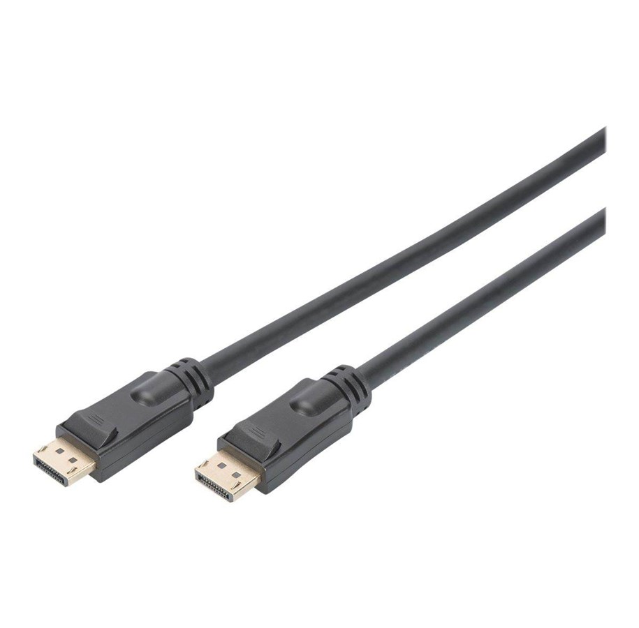 KVM-kabel - DIGITUS Kabel polaczeniowy DisplayPort z zatrzaskami 4K 60 - AK-340105-150-S
