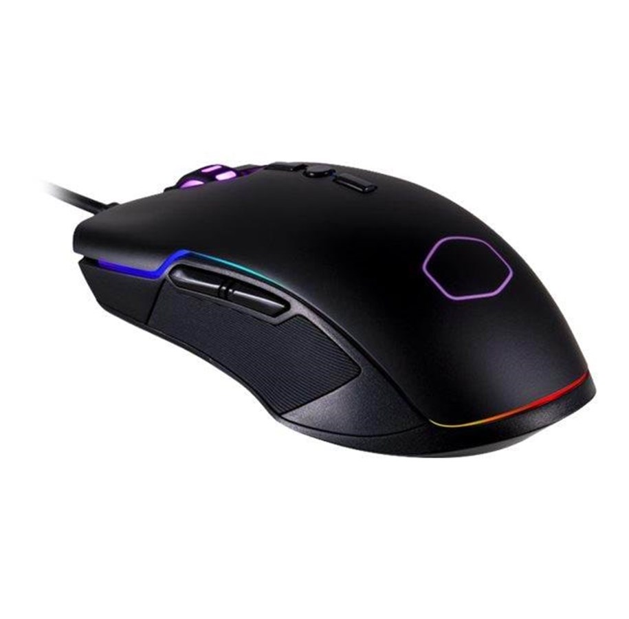Mus - Cooler Master CM310 - Gaming Mus - Optisk - 8 knapper - Sort med RGB lys - CM-310-KKW02