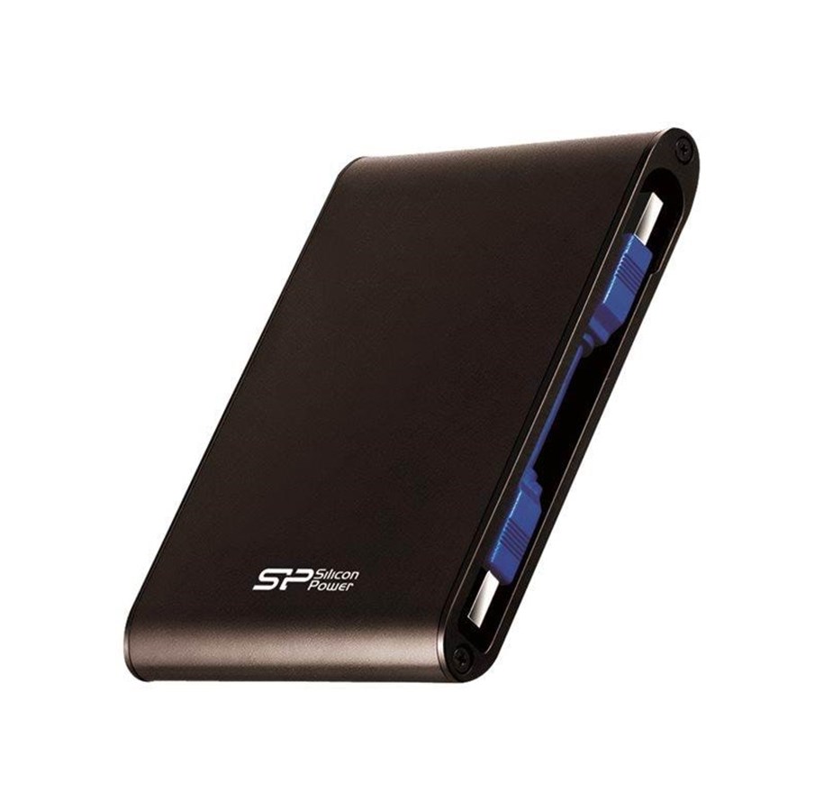 Harddisk - Ekstern - Silicon Power Armor A80 - 2TB - Ekstern Harddisk - Sort - SP020TBPHDA80S3K