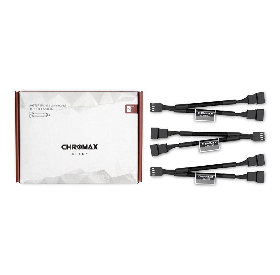 Strømkabel (intern) - Noctua NA-SYC1 chromax.black - NA-SYC1.black