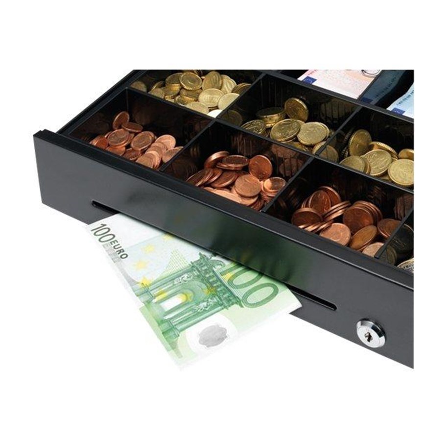 Cassetto Cassa Safescan SD-4141 - Per Contanti, 46x46.5x15.3 Cm, Con Chiusura Sicura - Foto 12