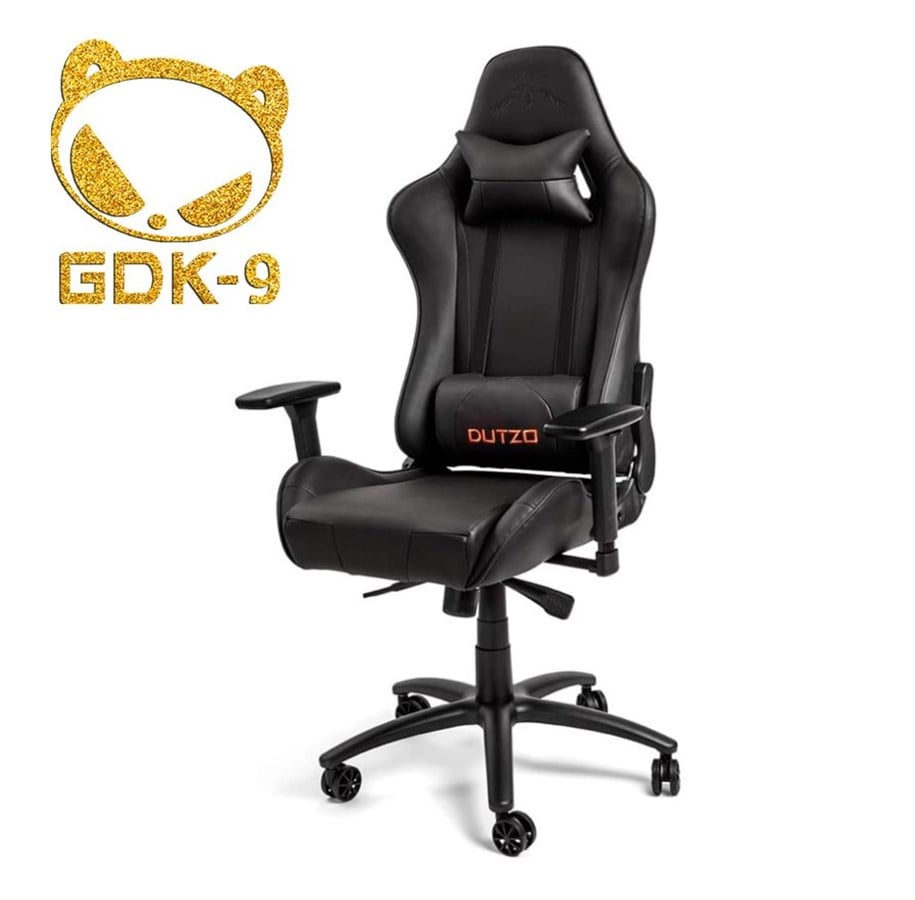 Gamer Stol - DUTZO Pista V2 Gamer Stol - Sort - Formstøbt skum - Op til 150 kg - PISTAV2-B