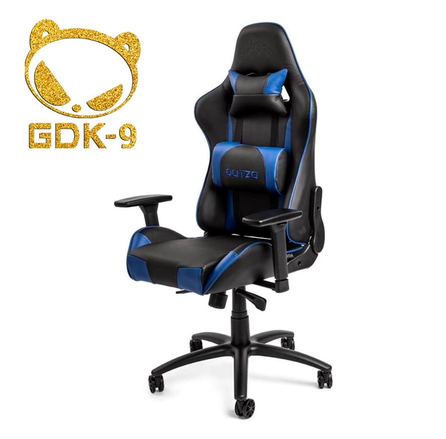 Gamer Stol - DUTZO Pista V2 Gamer Stol - Sort - Formstøbt skum - Op til 150 kg - PISTAV2-BBL