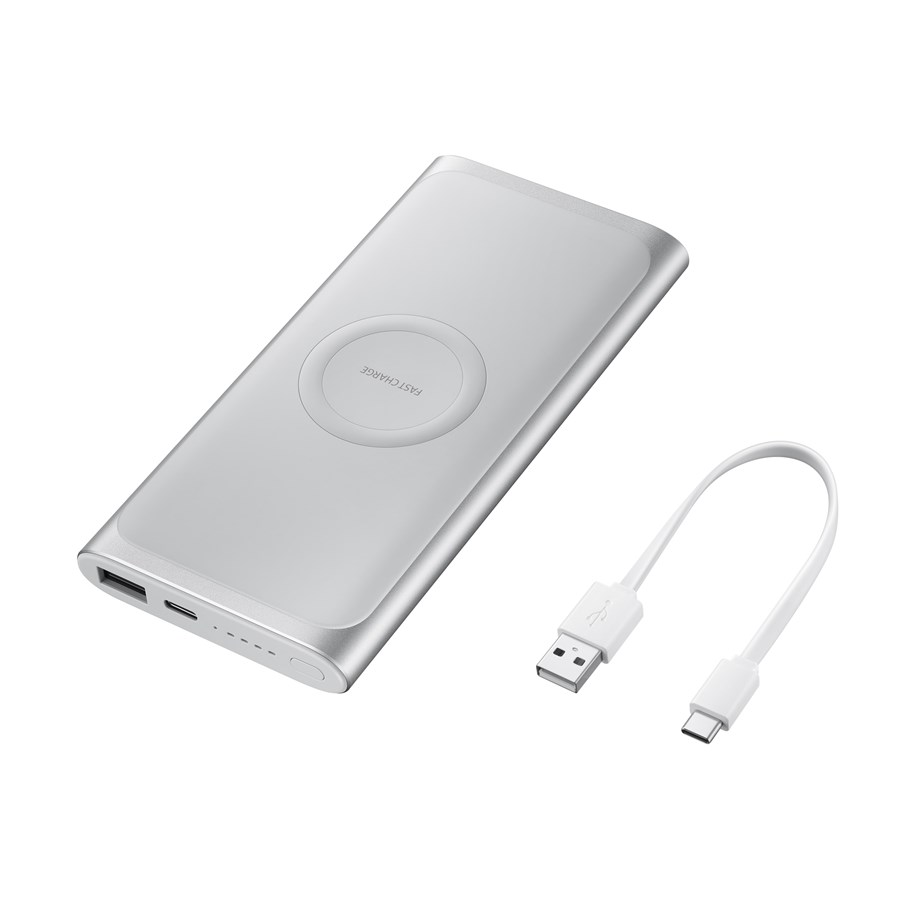 Batteri - Samsung Wireless Battery Pack - Silver - EB-U1200CSEGWW