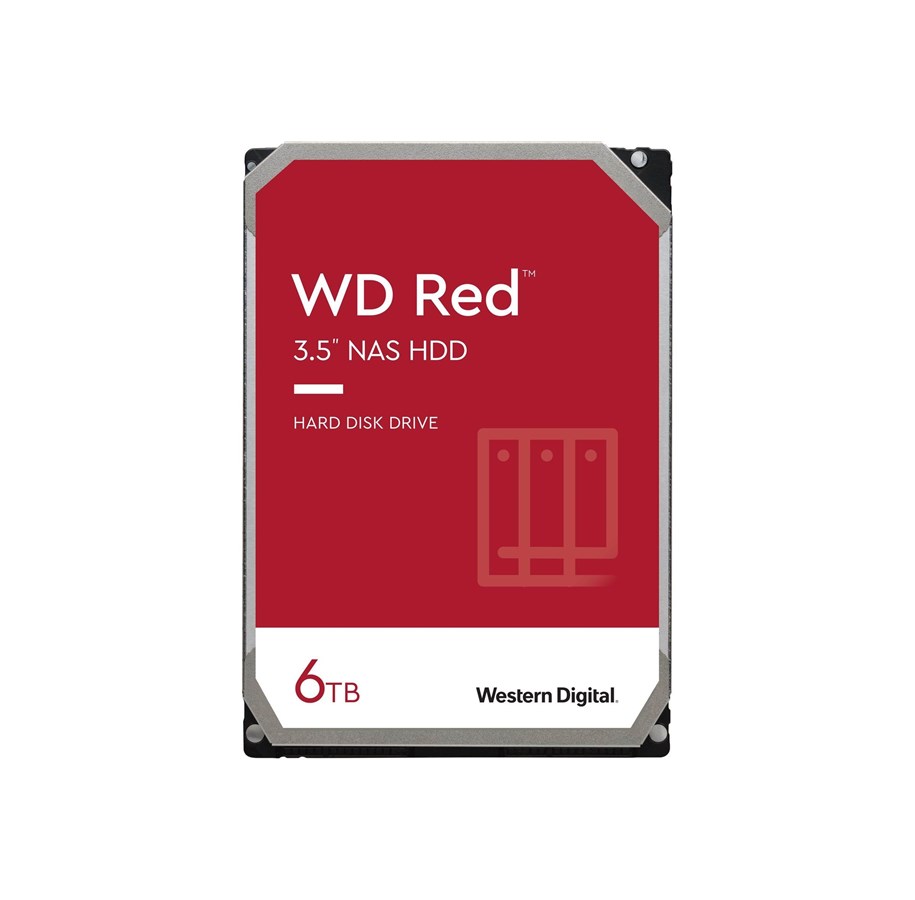 Harddisk - WD Red 60EFAX (SMR) - 6TB - Harddisk - WD60EFAX - SATA-600 - 3.5" - WD60EFAX