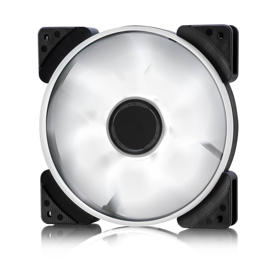 Kabinet Køler - Fractal Design Prisma SL-14 - White - Kabinet køler - 140mm - Hvid - 20 dBA - FD-FAN-PRI-SL14-WT