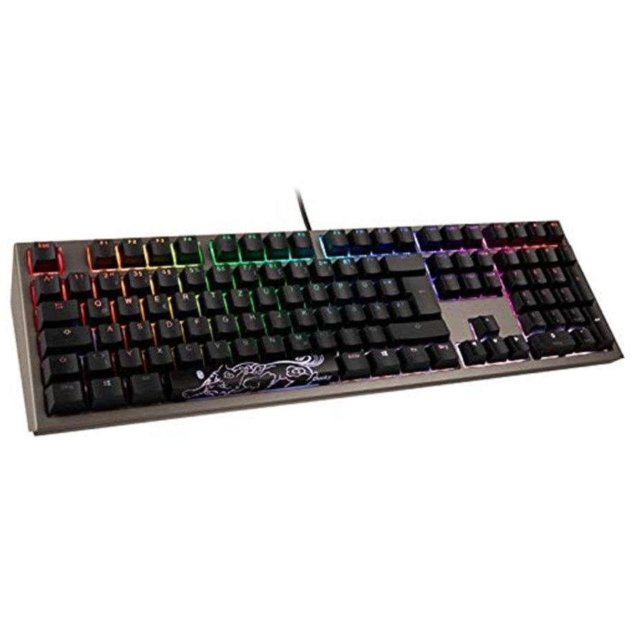 Tastatur - Ducky Shine 7 Cherry Brown RGB - ND - Gaming Tastatur - Nordisk - Sort - DKSH1808ST-BFIPDAHT1