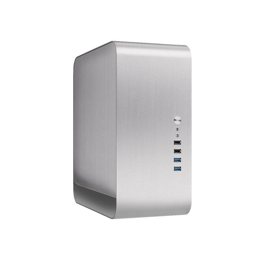 Kabinet - PC-Cooling Cooltek UMX1 Plus - mini tower - mini ITX - Kabinet - Minitower - Sølv - 600046820