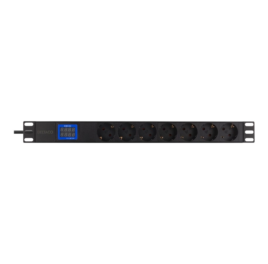 Strømkabel (ekstern) - Deltaco 7-Outlet 19" power distribution unit 3500 - GT-8637