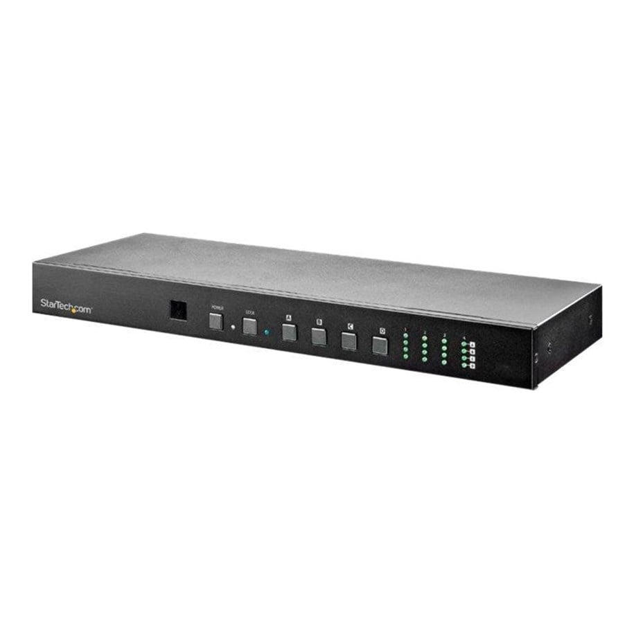 Skærm & Lyd switch - StarTech.com 4x4 HDMI Matrix Switch w/ Audio and Ethernet Control - 4K 60Hz - video/audio switch - 4 ports - VS424HD4K60