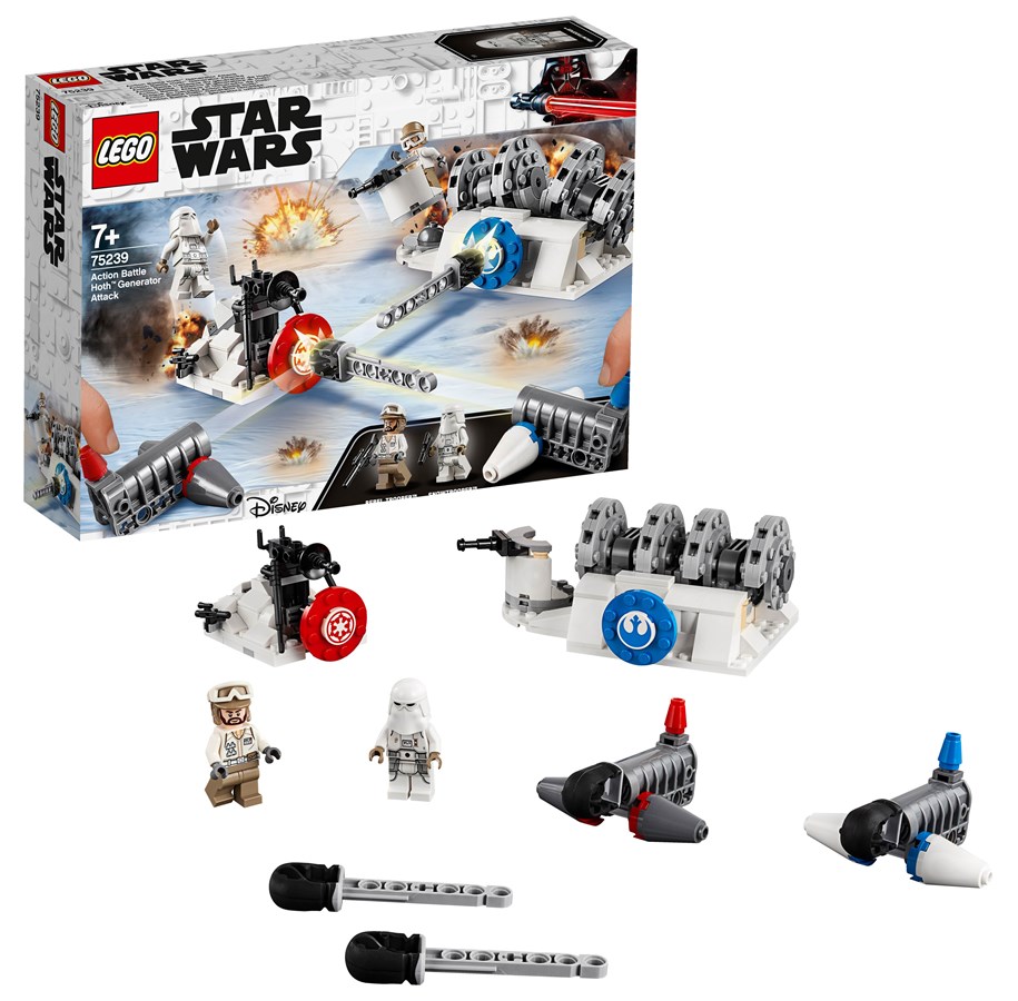 LEGO®  - LEGO Star Wars 75239 75239 Action Battle – Generatorangreb på Hoth™ - 75239