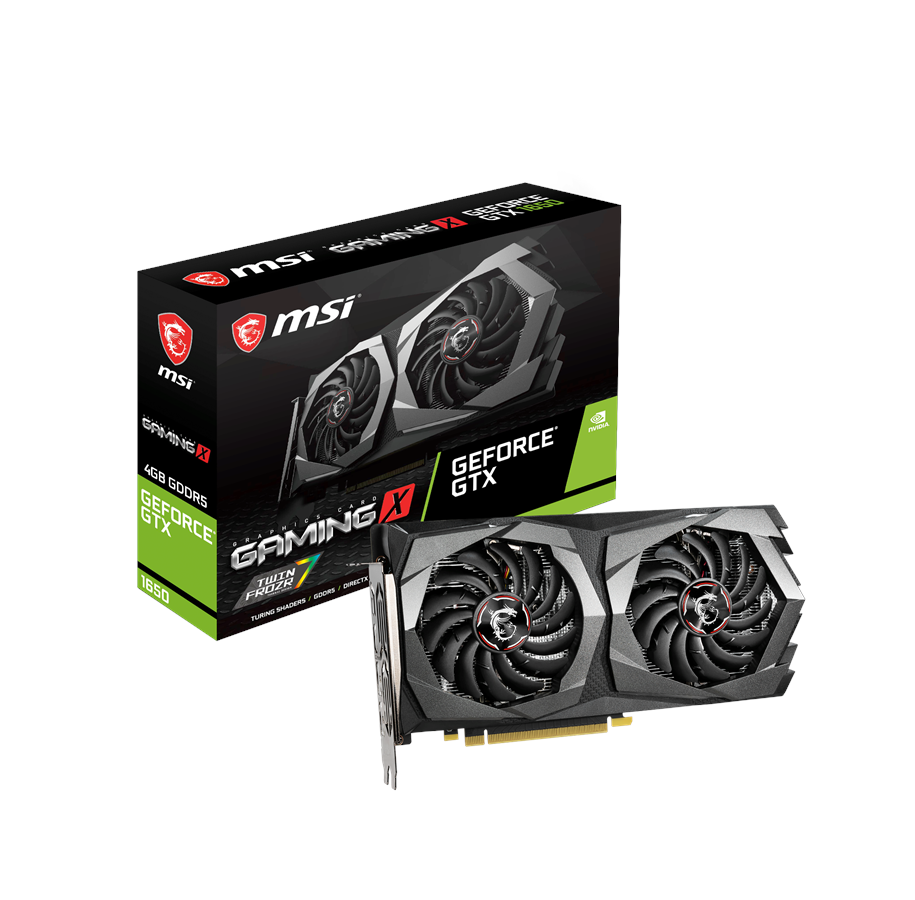 Grafikkort - MSI GeForce GTX 1650 GAMING X - 4GB GDDR5 RAM - Grafikkort - GTX 1650 GAMING X 4G