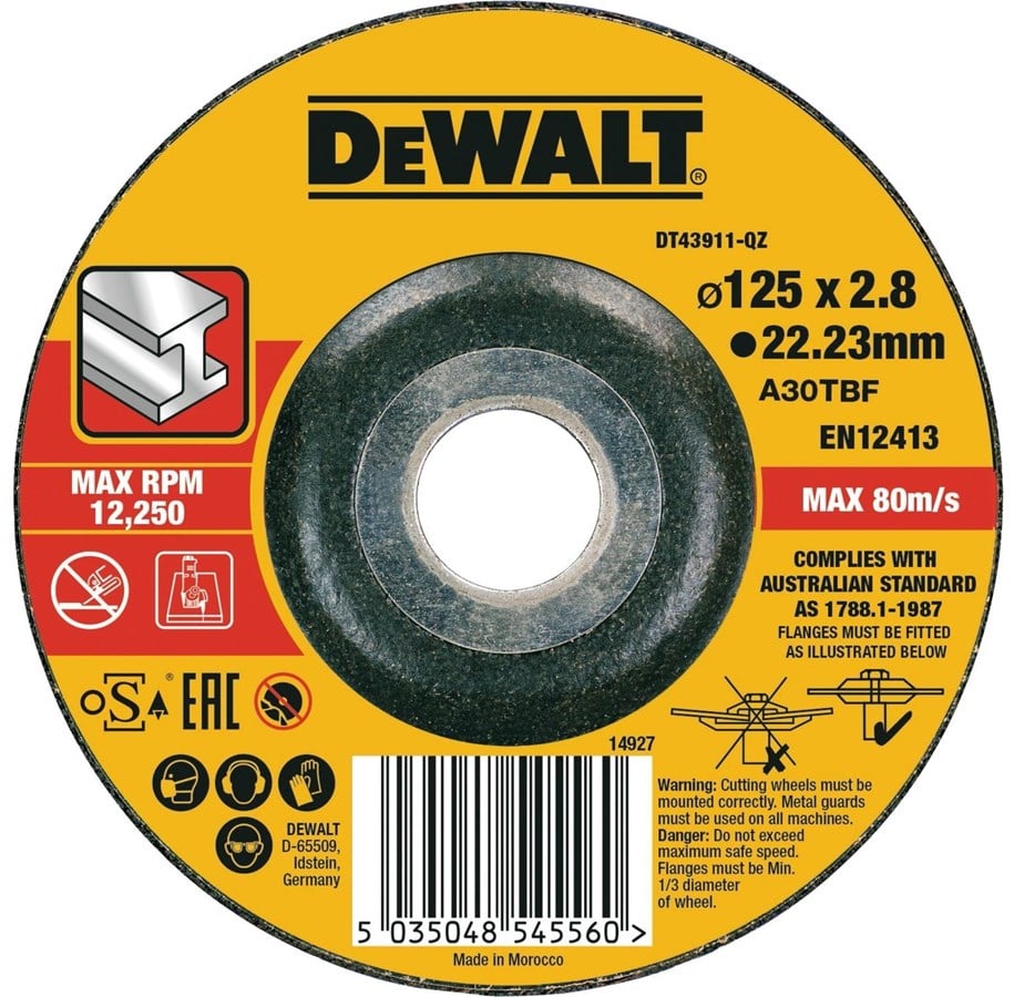 Vinkelsliber - Dewalt High Performance OSA Cutting Disc - DT43911-QZ