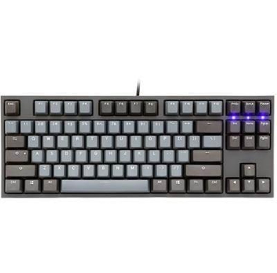 Tastatur - Ducky One 2 Skyline TKL Cherry MX Brown - Gaming Tastatur - Uden Numpad - Nordisk - Grå - DKON1887-BFIPDZHBS
