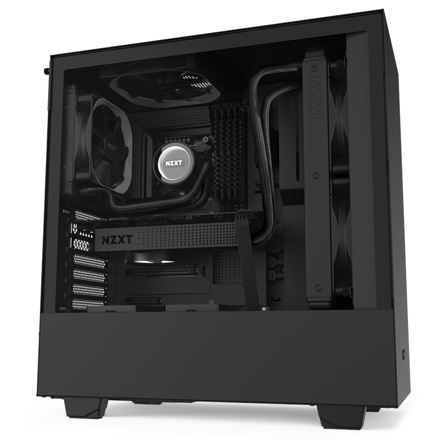 Kabinet - NZXT H510 Matte Black - Kabinet - Miditower - Sort - CA-H510B-B1