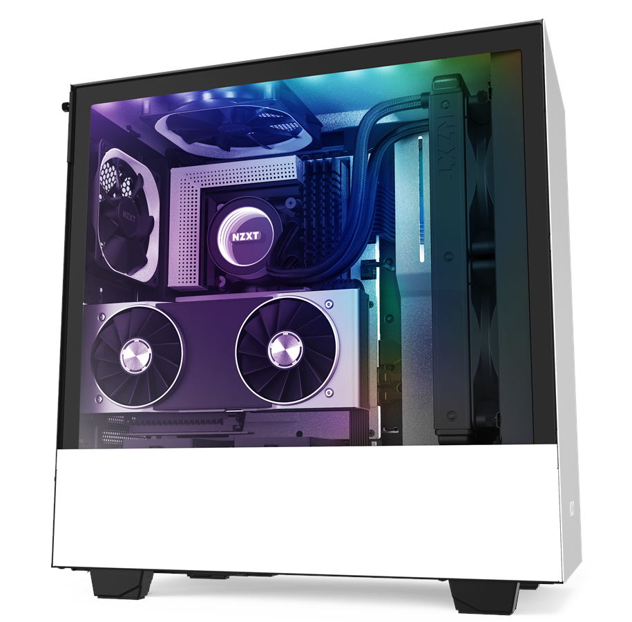 Kabinet - NZXT H510i Matte White - Kabinet - Miditower - Hvid - CA-H510i-W1