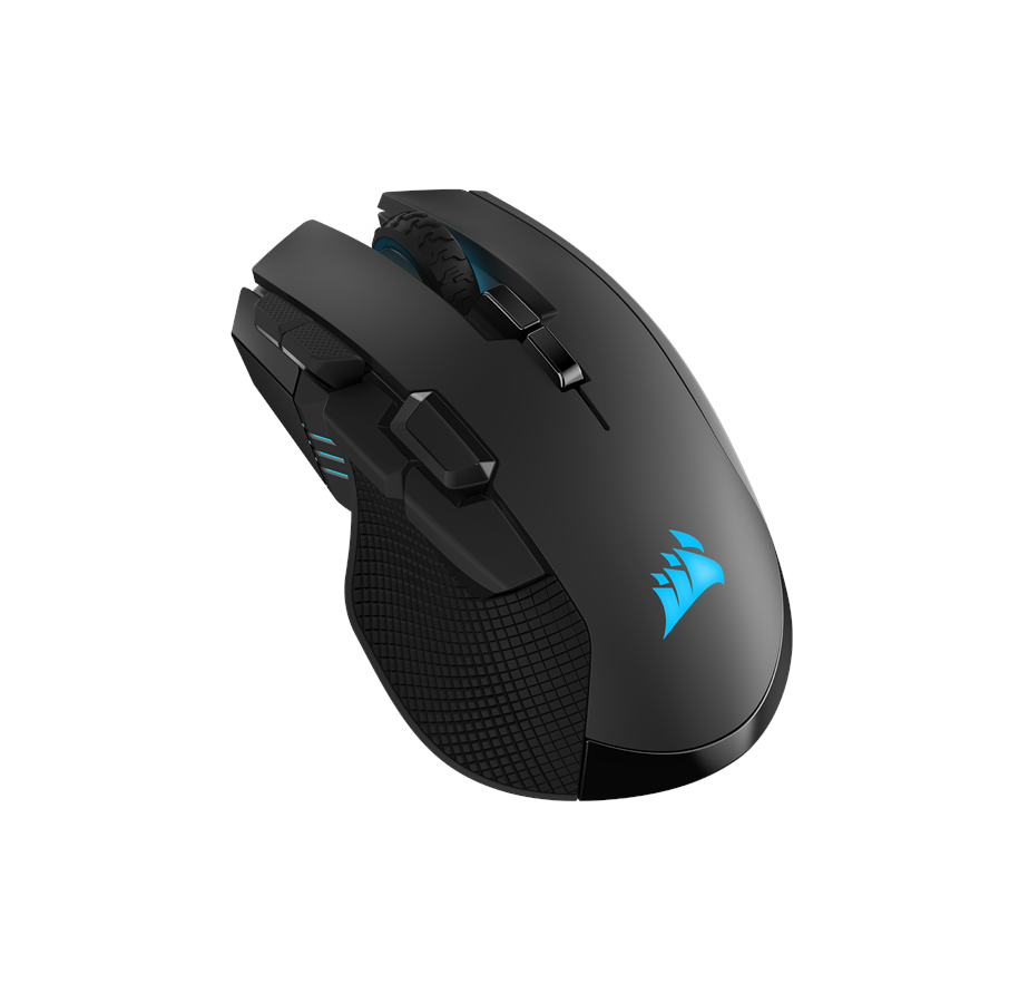 Mus - Corsair Ironclaw RGB Wireless - Gaming Mus - Optisk - 7 knapper - Sort med RGB lys - CH-9317011-EU