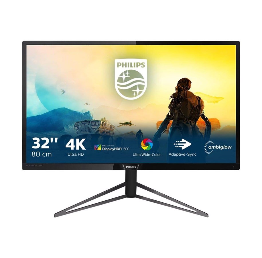 Skærm - 32" Philips Momentum 326M6VJRMB 4K UHD USB Hub Speakers - 326M6VJRMB/00