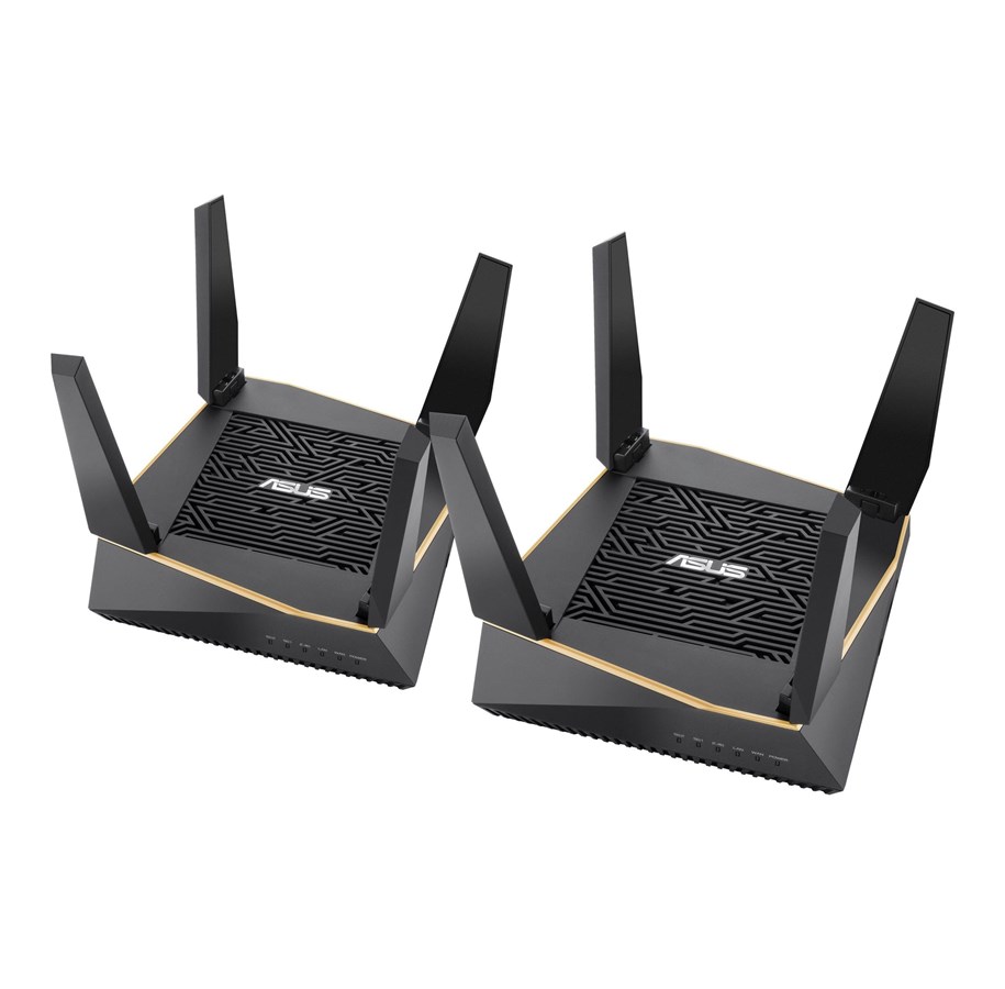 Router & firewall - ASUS AiMesh RT-AX92U (2-pack) AX6100 - Mesh router Wi-Fi 6 - 90IG04P0-MU2020