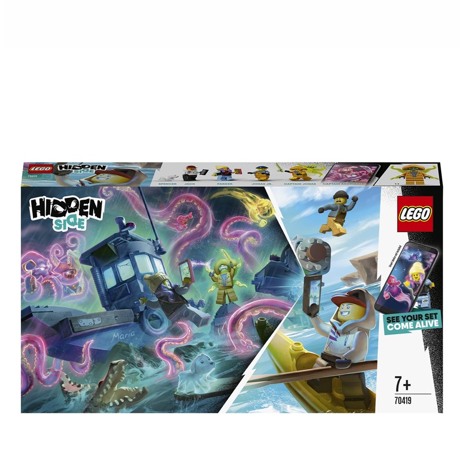 LEGO®  - LEGO Hidden Side 70419 Nødstedt rejebåd - 70419