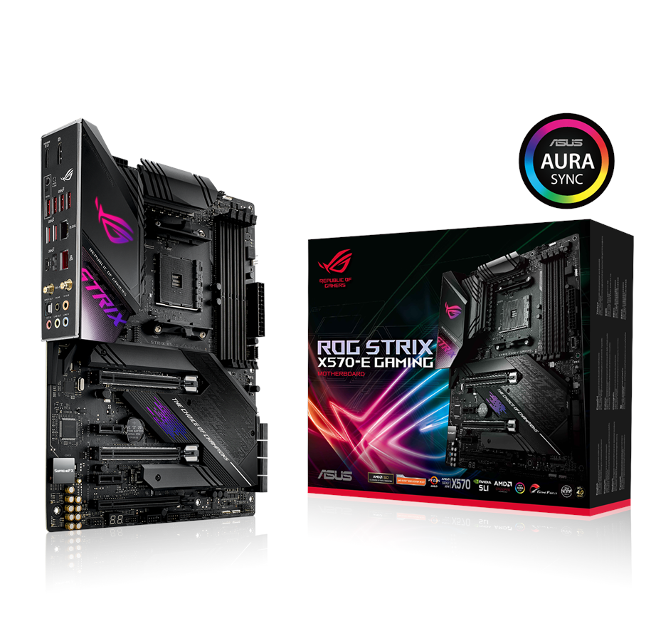 Bundkort - ASUS ROG STRIX X570-E GAMING Bundkort - AMD X570 - AMD AM4 socket - DDR4 RAM - ATX - 90MB1150-M0EAY0