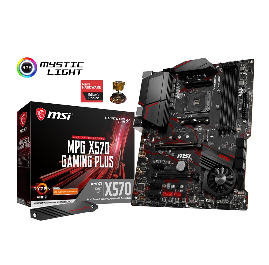 Bundkort - MSI MPG X570 GAMING PLUS Bundkort - AMD X570 - AMD AM4 socket - DDR4 RAM - ATX - MPG X570 GAMING PLUS