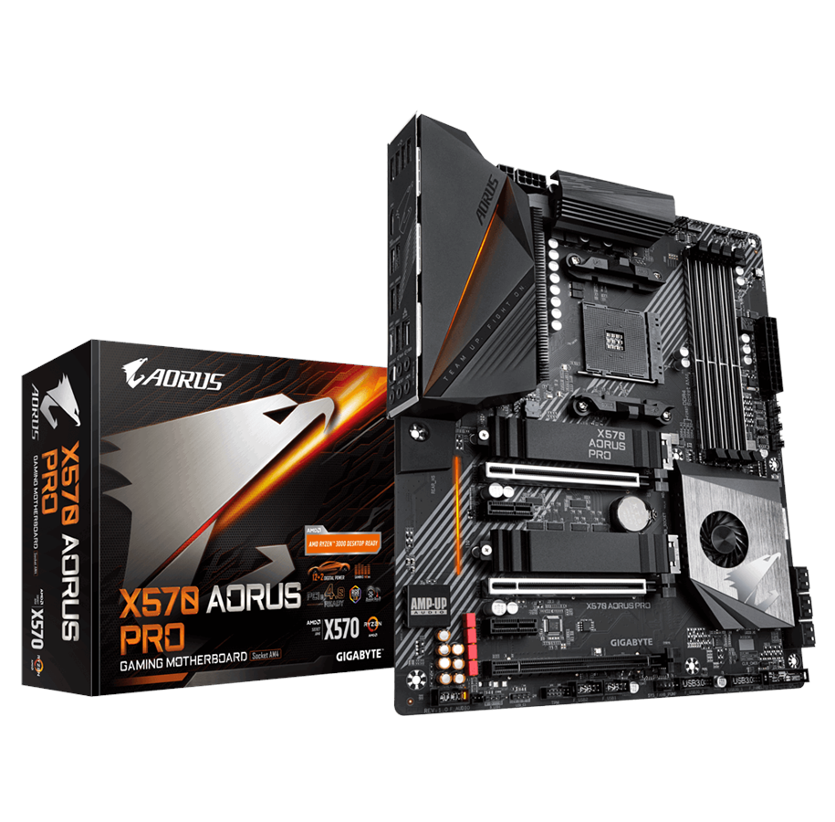 Bundkort - GIGABYTE X570 AORUS PRO Bundkort - AMD X570 - AMD AM4 - DDR4 RAM - ATX - X570 AORUS PRO