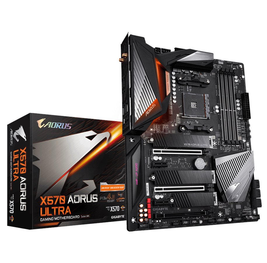 Bundkort - GIGABYTE X570 AORUS ULTRA Bundkort - AMD X570 - AMD AM4 socket - DDR4 RAM - ATX - X570 AORUS ULTRA