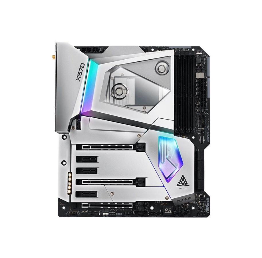 ASRock X570 AQUA Bundkort - AMD X570 - AMD AM4 socket - DDR4 RAM - ATX