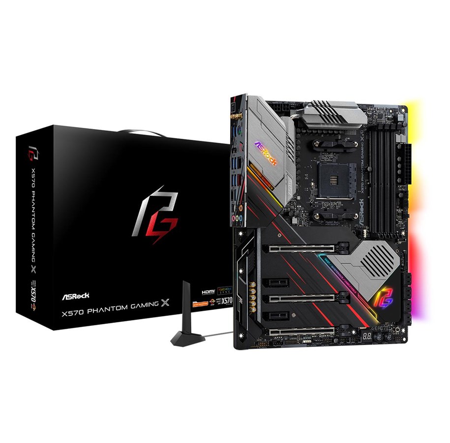 Bundkort - ASRock X570 PHANTOM GAMING X Bundkort - AMD X570 - AMD AM4 - DDR4 RAM - ATX - 90-MXBAN0-A0UAYZ