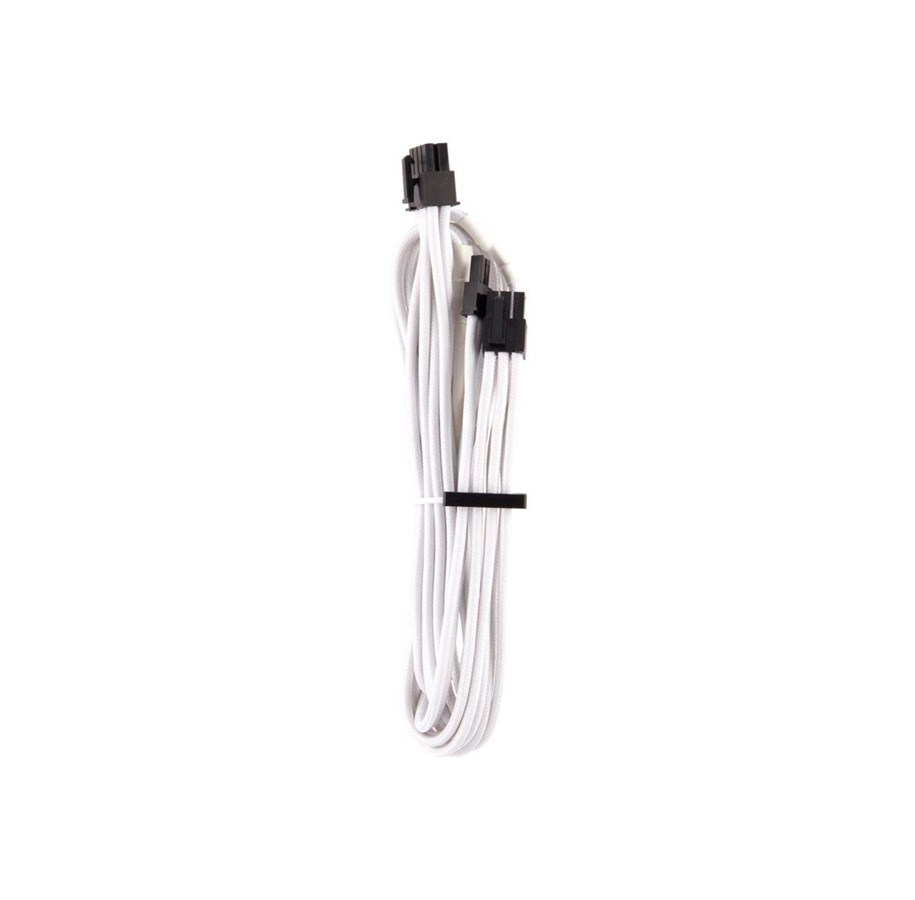 Strømkabel (intern) - Corsair Premium PCI-E Single Connector (Type 4 Generation 4) - White - CP-8920245