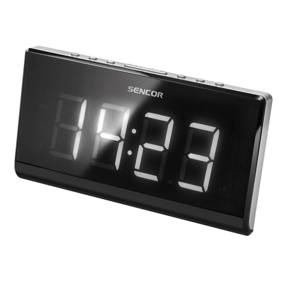 DAB, netværks- og clockradio - Sencor SRC 340 - clock radio - FM - Sort - SRC 340
