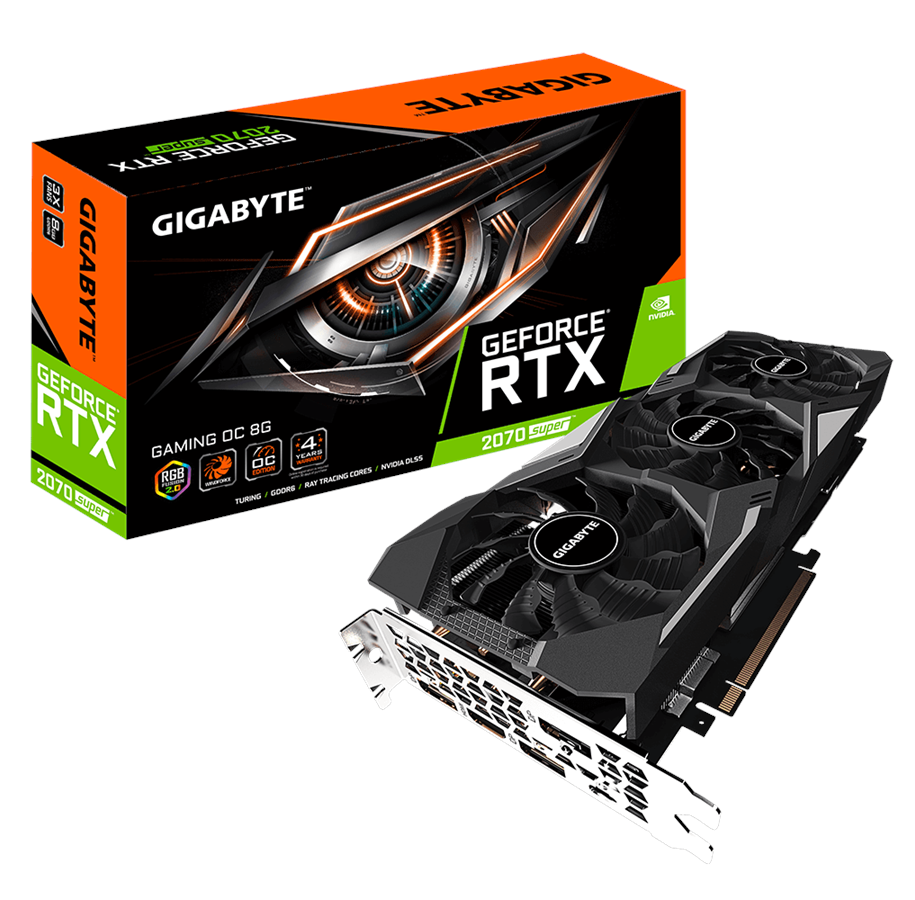 Grafikkort - GIGABYTE GeForce RTX 2070 SUPER GAMING OC - 8GB GDDR6 RAM - Grafikkort - GV-N207SGAMING OC-8GC