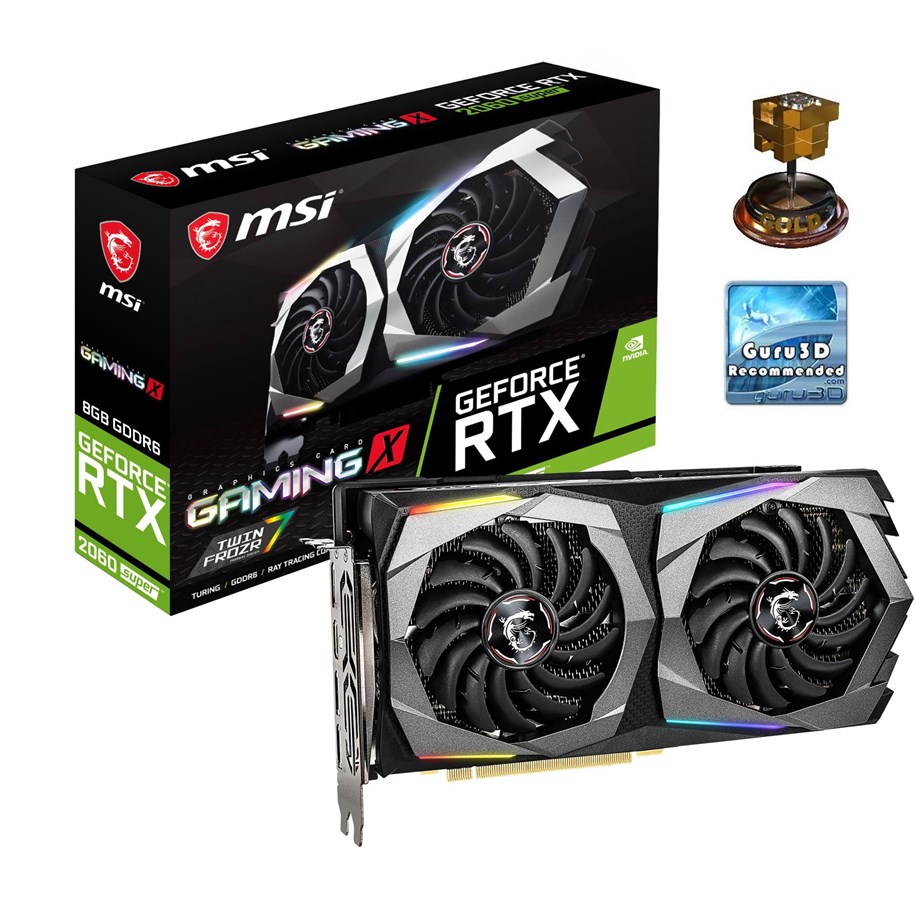 Grafikkort - MSI GeForce RTX 2060 SUPER GAMING X - 8GB GDDR6 RAM - Grafikkort - RTX 2060 SUPER GAMING X