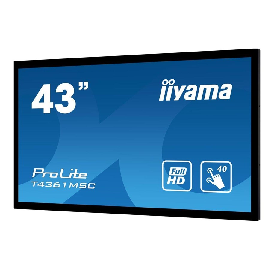 Skærm - 43" iiyama ProLite T4361MSC-B1 - T4361MSC-B1