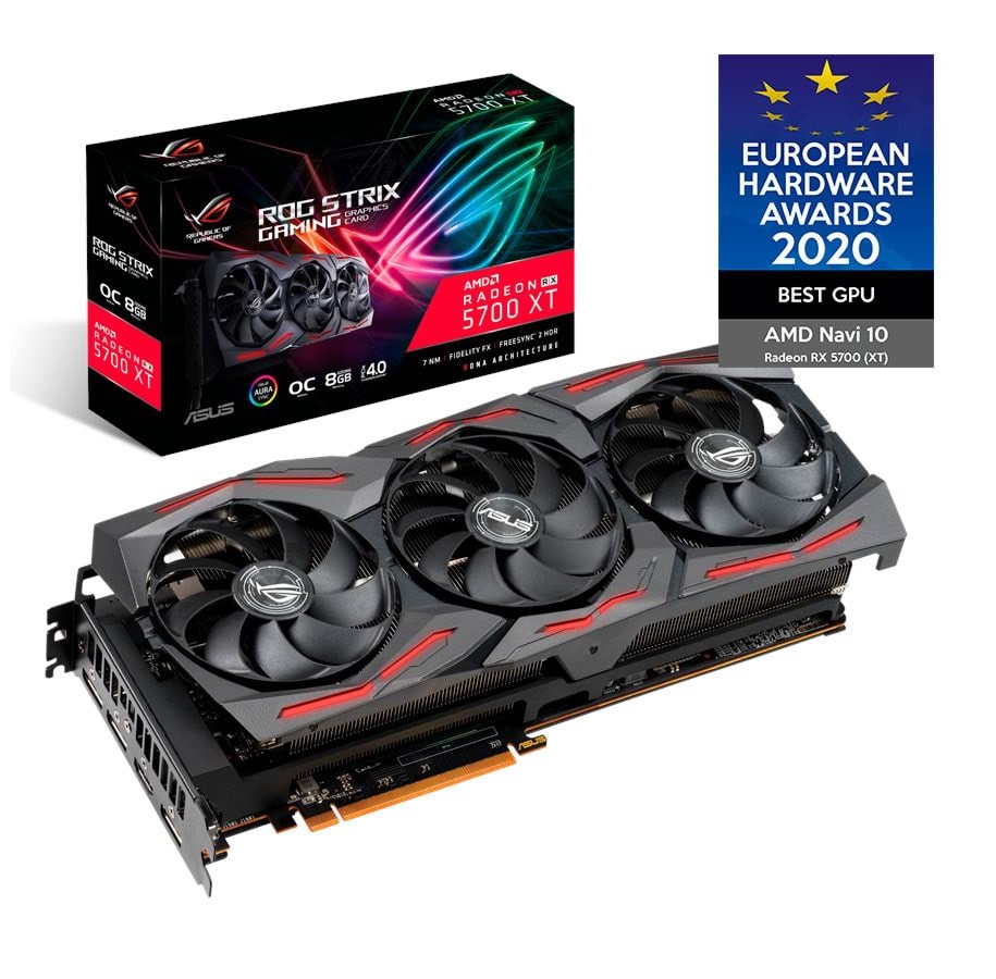 Grafikkort - ASUS Radeon RX 5700 XT OC - 8GB GDDR6 RAM - Grafikkort - 90YV0D90-M0NA00